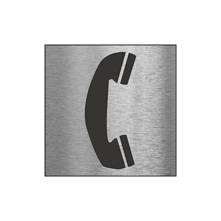 Accuform 3 in W x 3 in H, Engraved Plastic PSG321SL